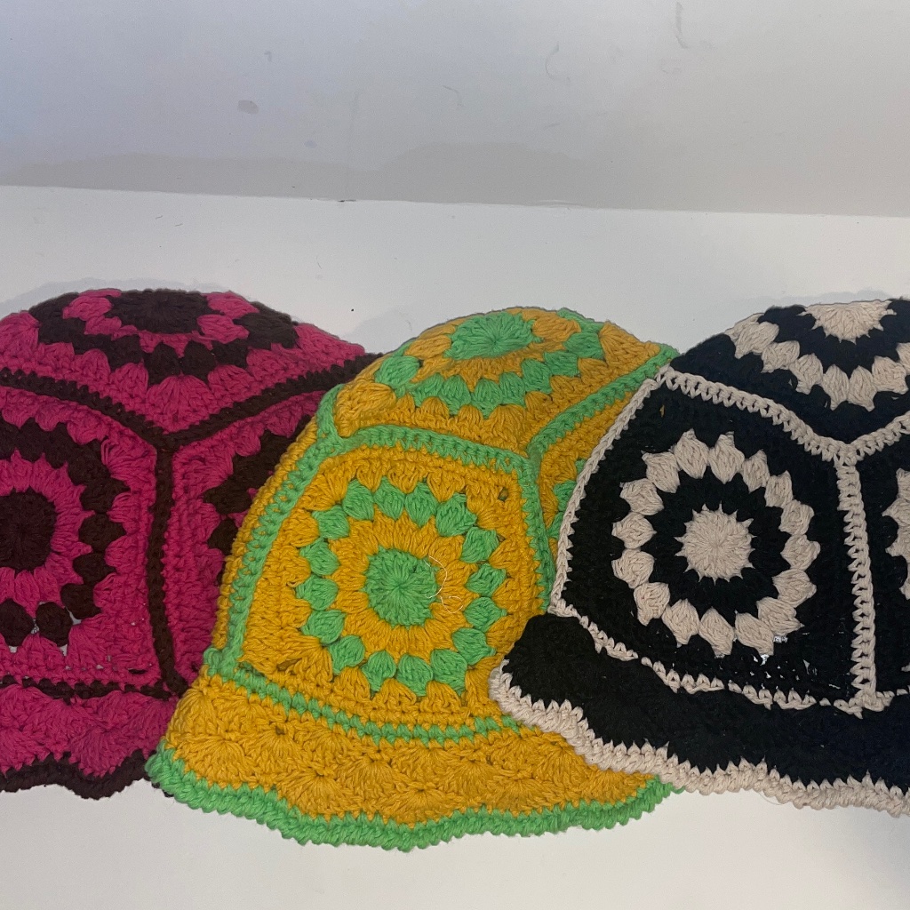 Urban Outfitters Bella Crochet Bucket Hat